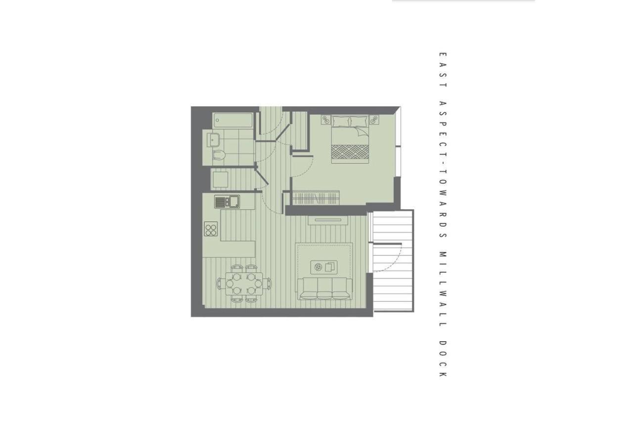 Collection No9 Harbour Way Apartment Londra Exterior foto